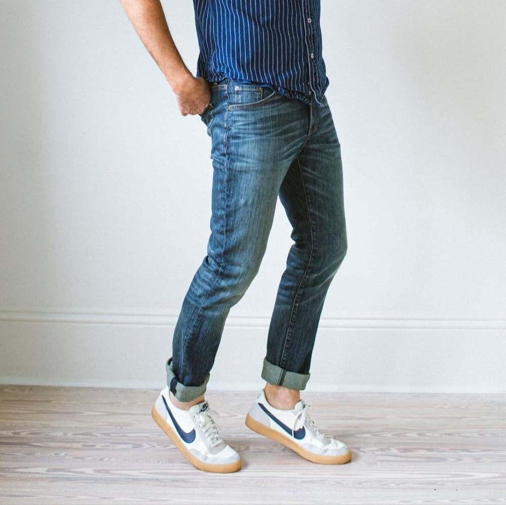 Raleigh denim workshop Jones jeans handcrafted handmade Japanese slubby